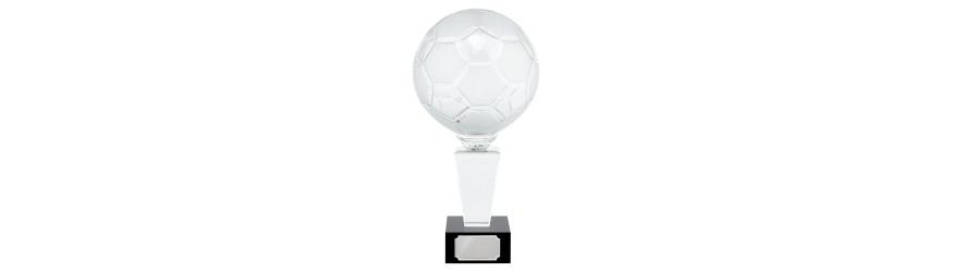 ULTIMATE PREMIUM CRYSTAL FOOTBALL TROPHY - 2 SIZES - 29CM-39CM ULTIMATE PREMIUM CRYSTAL FOOTBALL TROPHY - 2 SIZES - 29CM-39CM